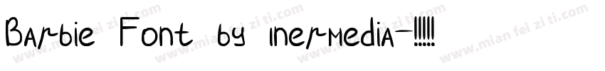 Barbie Font by lnermedia字体转换